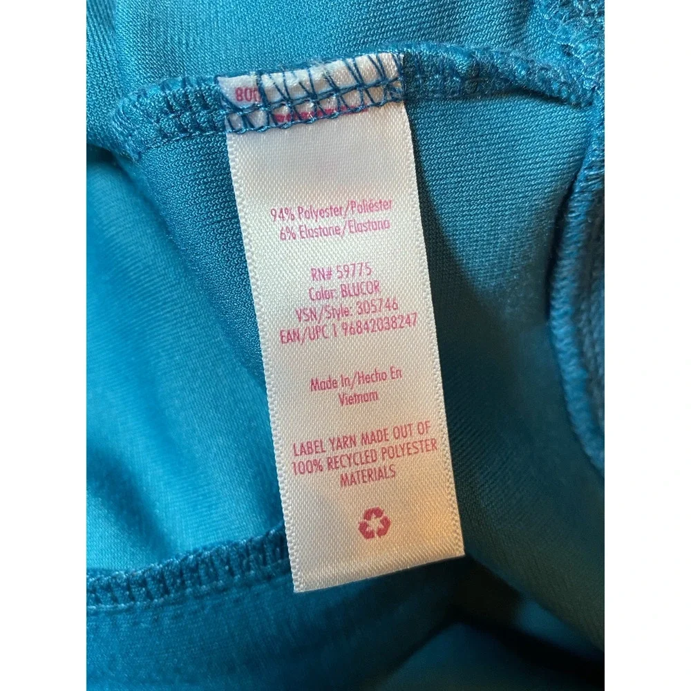 Justice Teal Velour Zip Up Hoodie Jacket XL Plus Hooded Soft Stretch Y2K